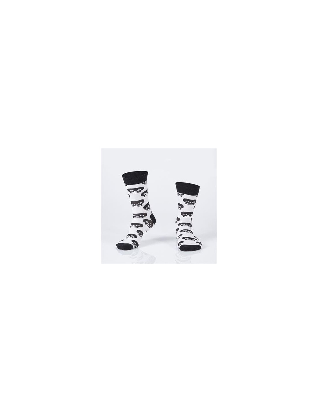 Weiße Damensocken mit Totenköpfen SD03 – Online-Shop – Boutique